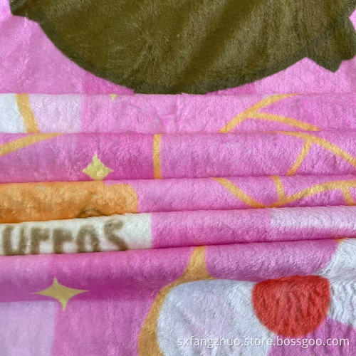 Anpassung Pink Luxus Flanell Fleece Decke